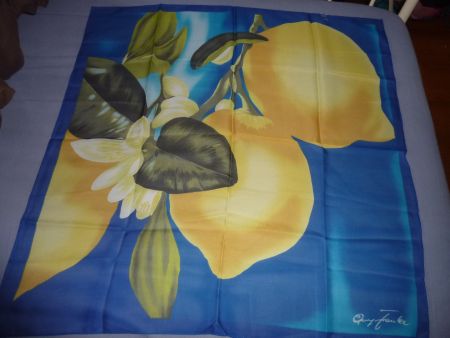 foulard au couleur de l'été 73 x 73 cm pour femme