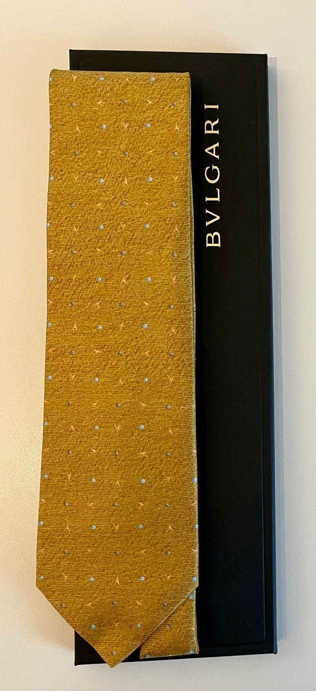 Bulgari Krawatten: Bulgari Krawatte (100% Seide) – Neu und originalverpackt aus Basel von Ch2005