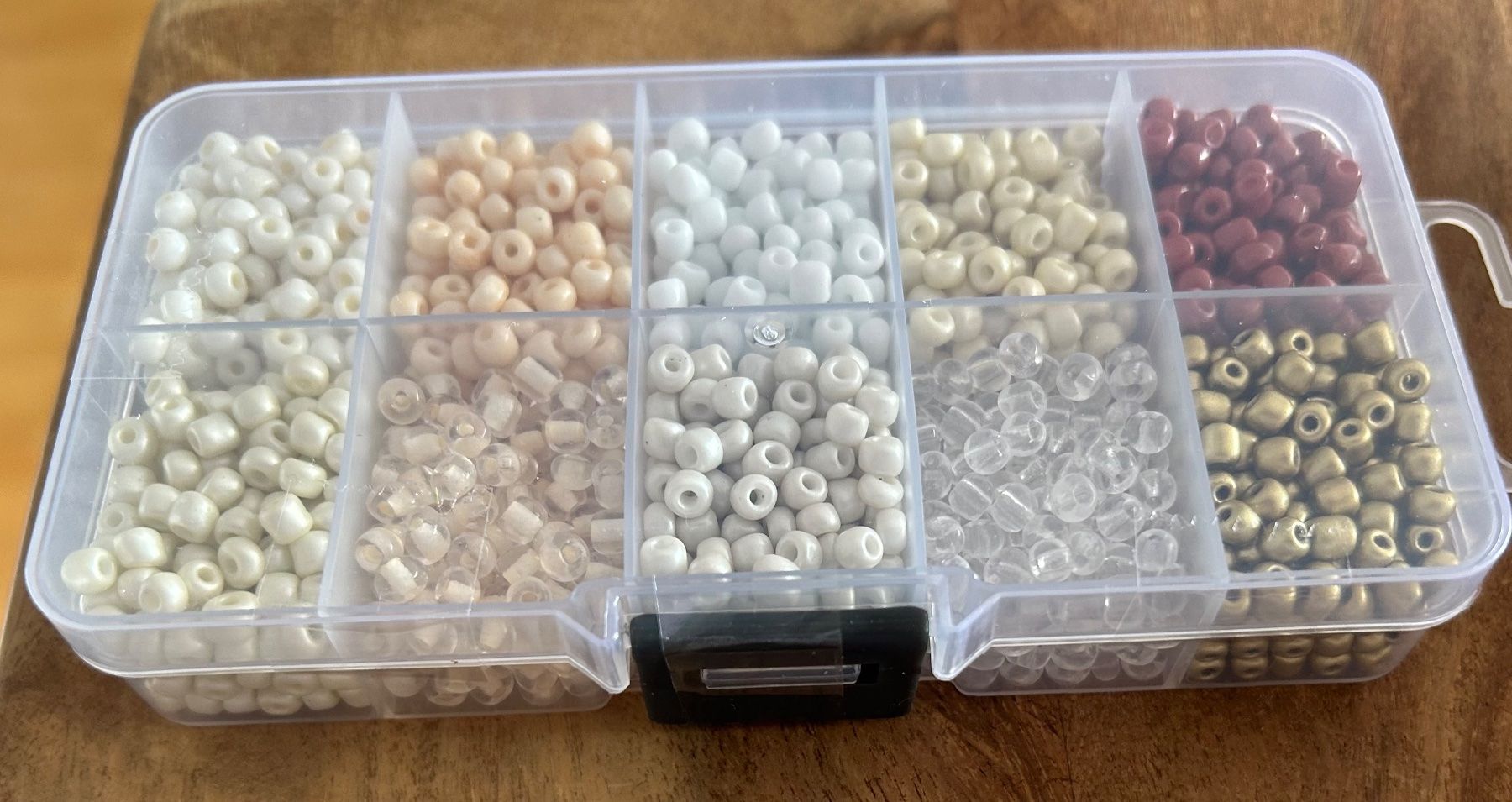 Kit bricolage: Bastelset Rocailles Perlen in Organizer Box NEU – Nuovo e nell'imballaggio originale da Geneve venduto da vane267 1