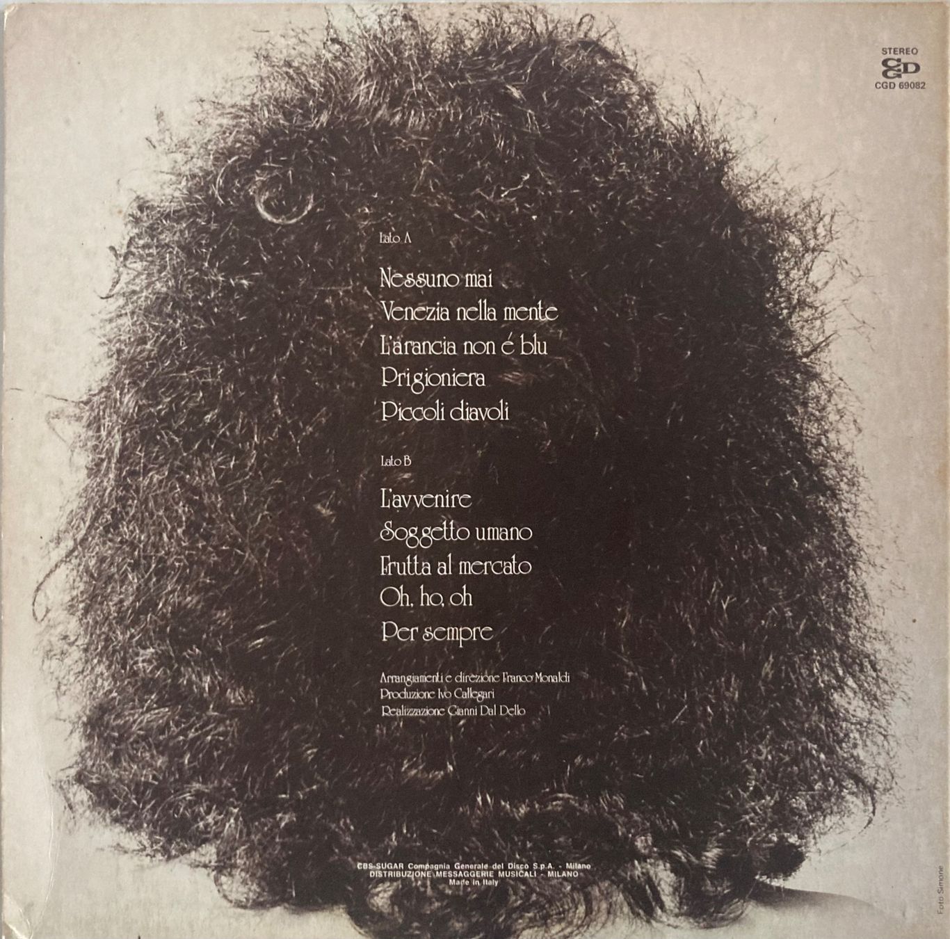 Dischi in vinile: MARCELLA - METAMORPHOSI – Usato da Poliez-Pittet venduto da Newtown-Records 1