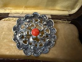 Antike Silber Brosche 800