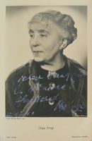 Olga Engl (1871-1946) Schauspielerin - Autogramm