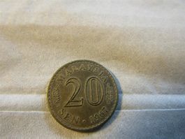 20 SEN 1967 Malaysia                                 (Nr.12)