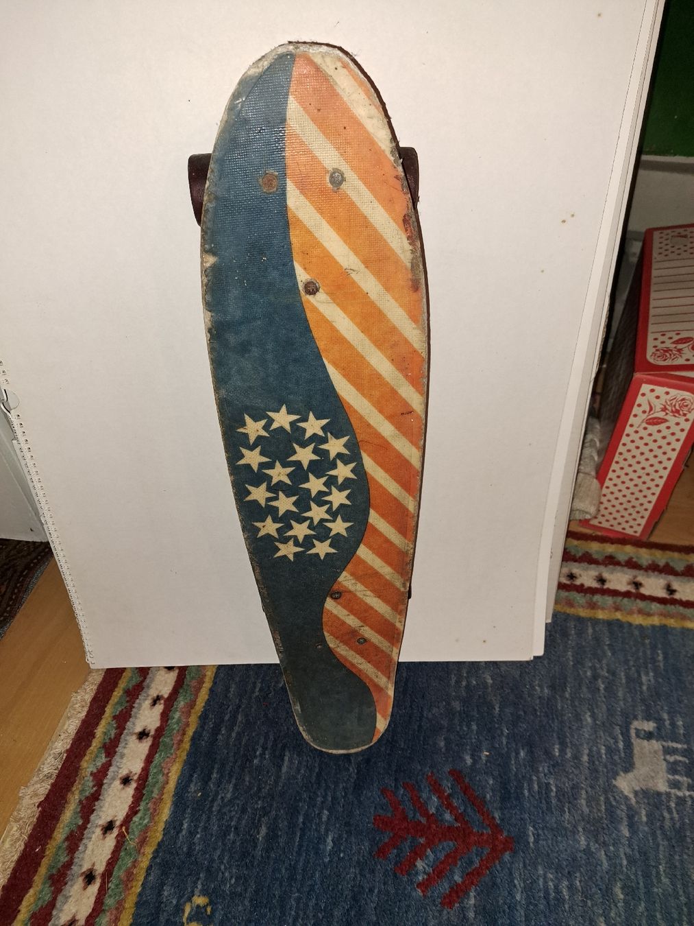 Skateboards: Original  USA Racing Skateboard - 70er – Usato da Kölliken venduto da Upcycling-by-Mc-TAM 2