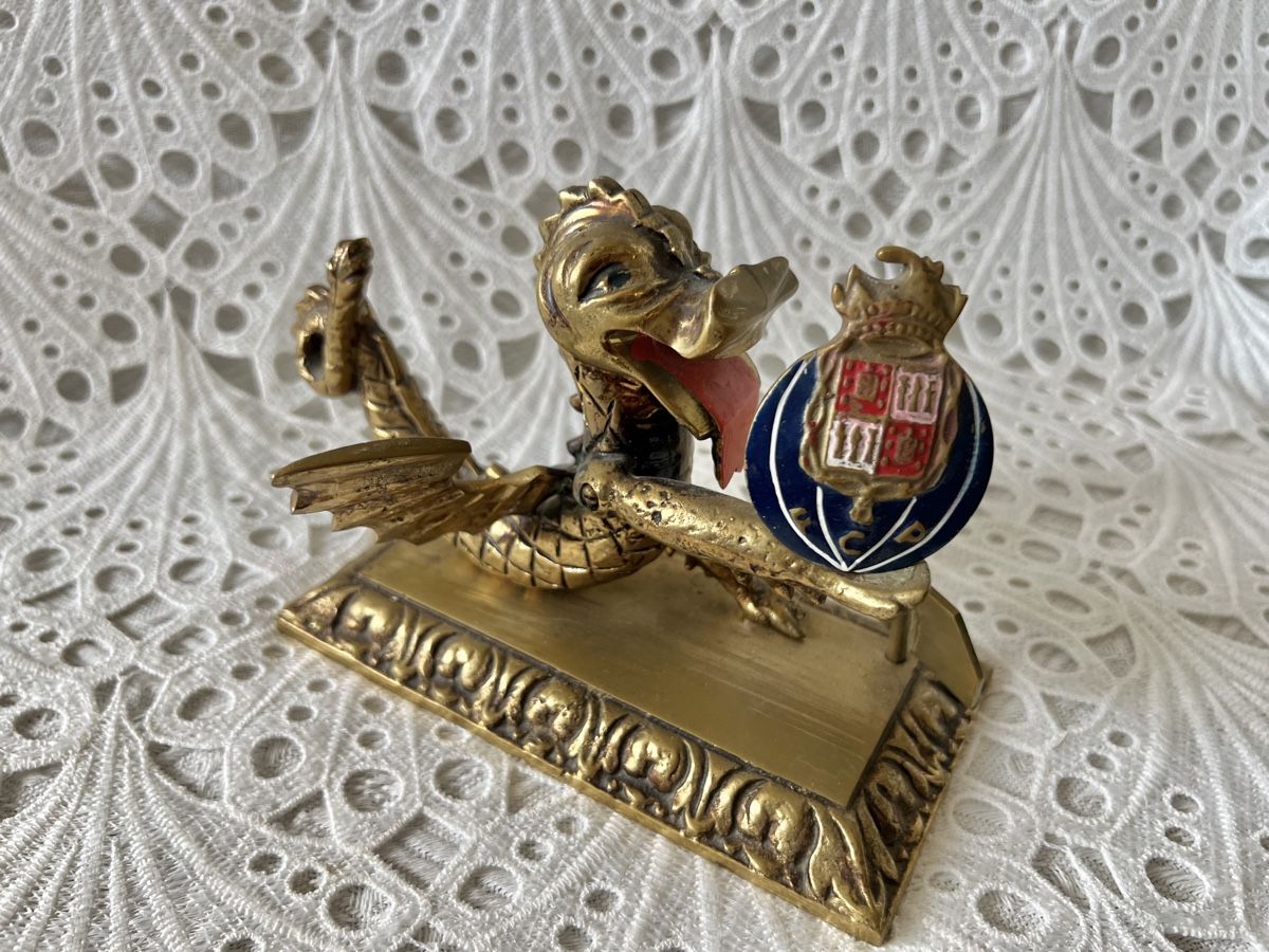 Statuette: Messing Skulptur Drachen Figur 1600 Gram – Usato da Frenkendorf venduto da Only1 1