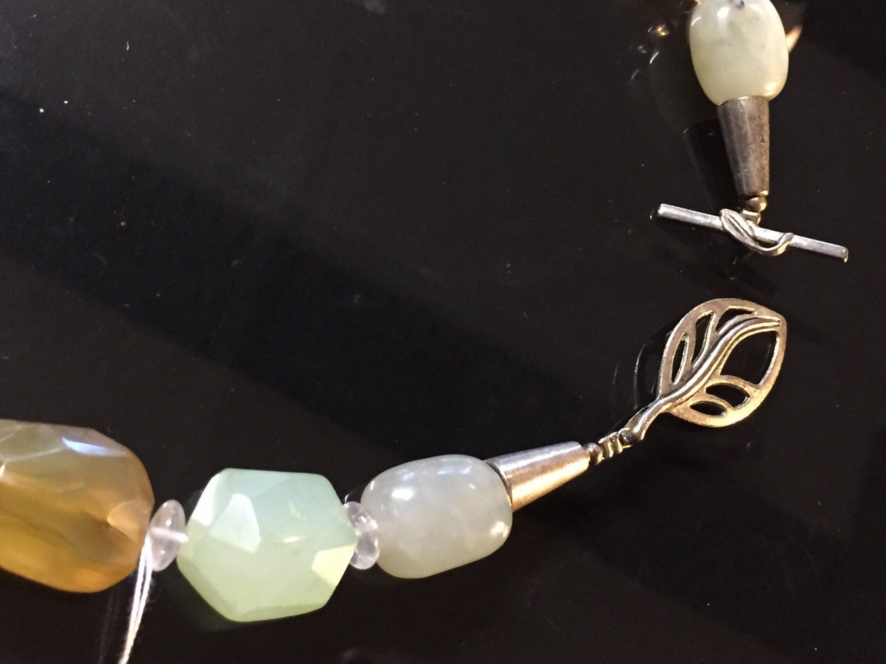 Catenine: Wunderschöne Kette aus Chalcedon & Achat – Nuovo (secondo la descrizione) da Schaffhausen venduto da uniqueketten 9