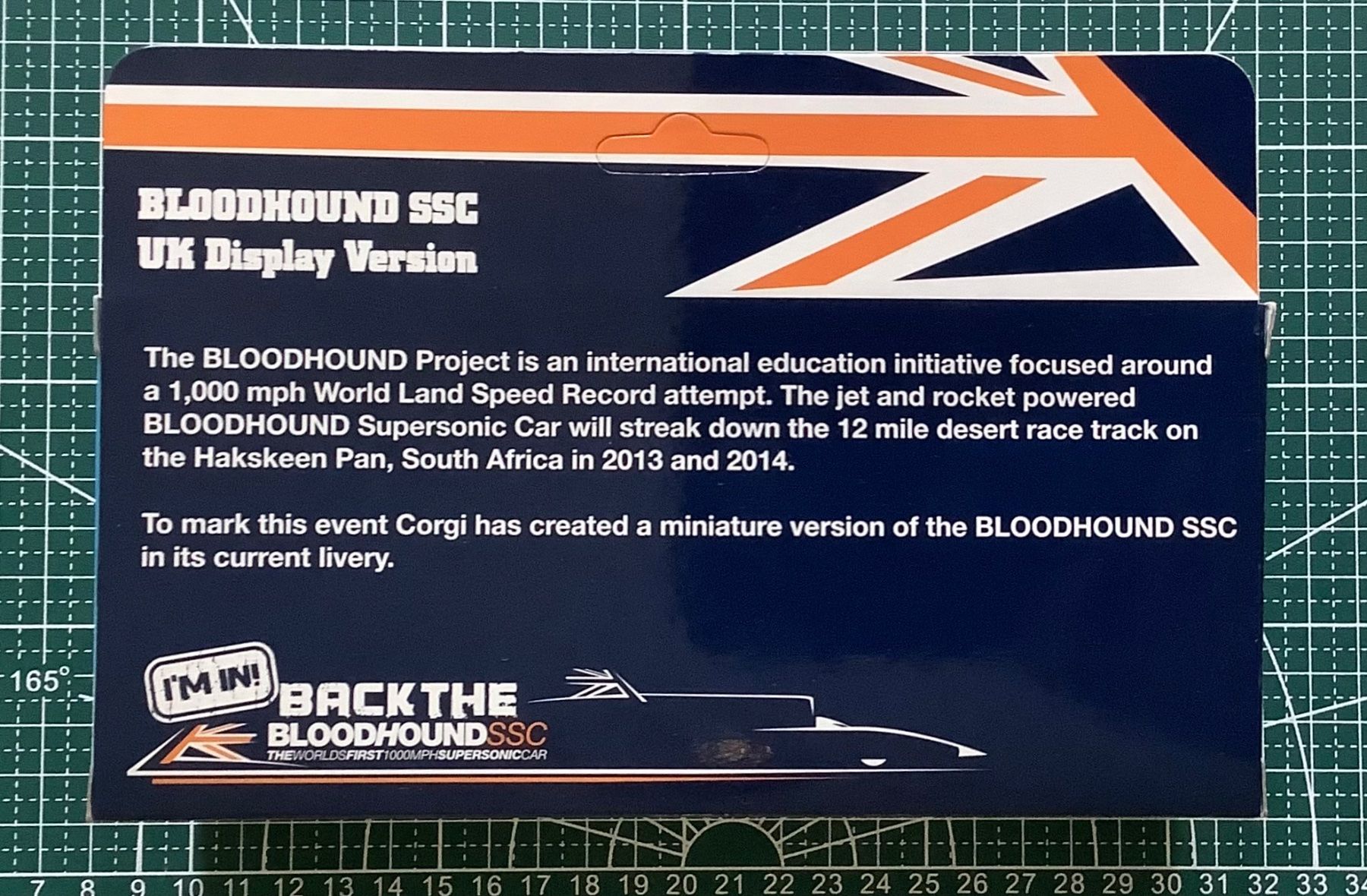 Corgi Toys Modellini d'auto: Corgi Bloodhound SSC Display Version Modelle- Neu – Nuovo e nell'imballaggio originale da Basel venduto da Imack 2