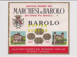 Etikette für Wein - Barolo /bd