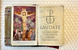 💚LAUDATE GESANG- UND GEBETBUCH BISTUM BASEL MIT BESTICKTER