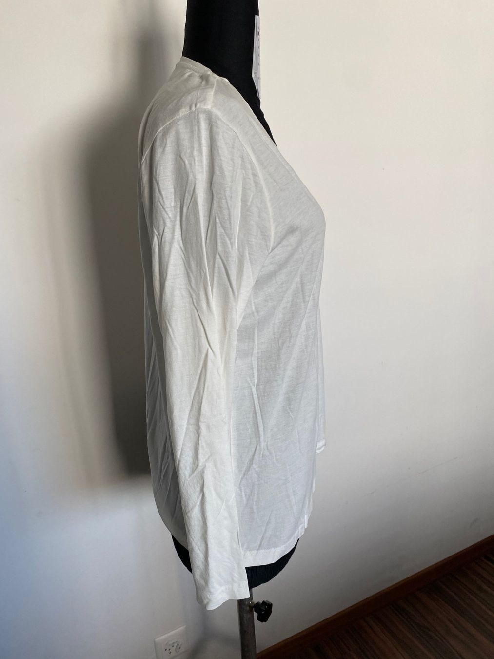 T-shirt: Basic Shirt, weiss langarm Gr. XXL – Usato da Zollikofen venduto da Maria_verena 1