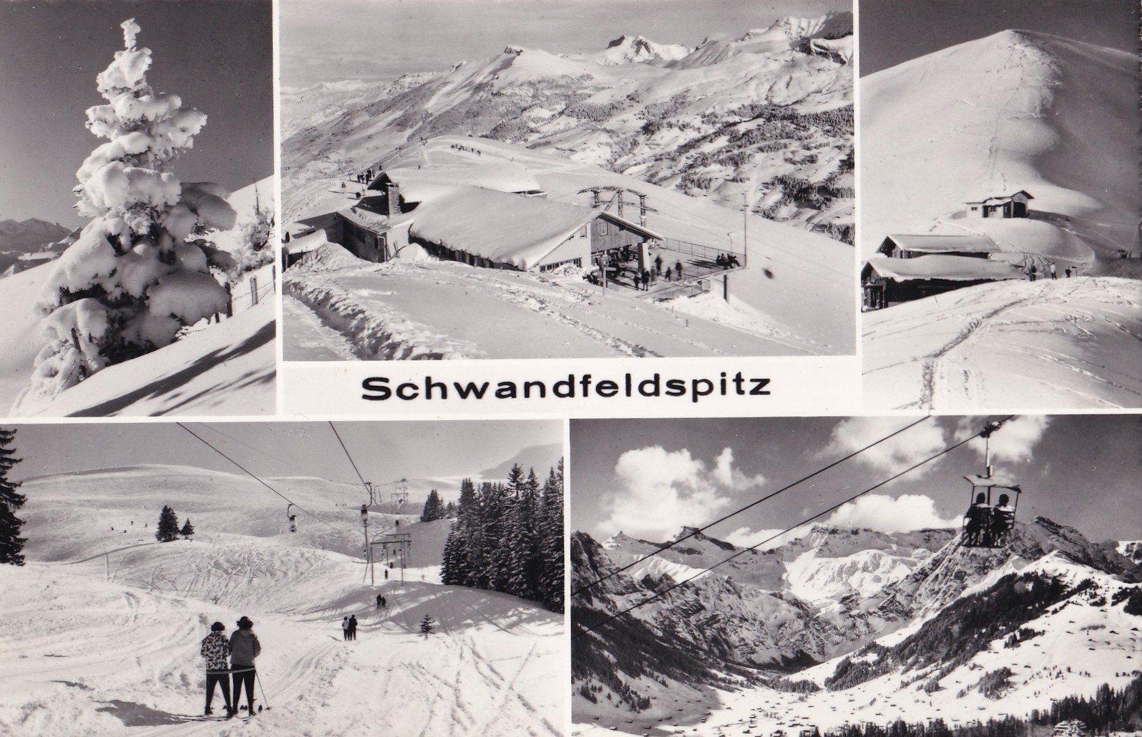 Cartoline postali: Adelboden Schwandfeldspitz mit Sesselbahn – Usato da Olten venduto da clotaldi
