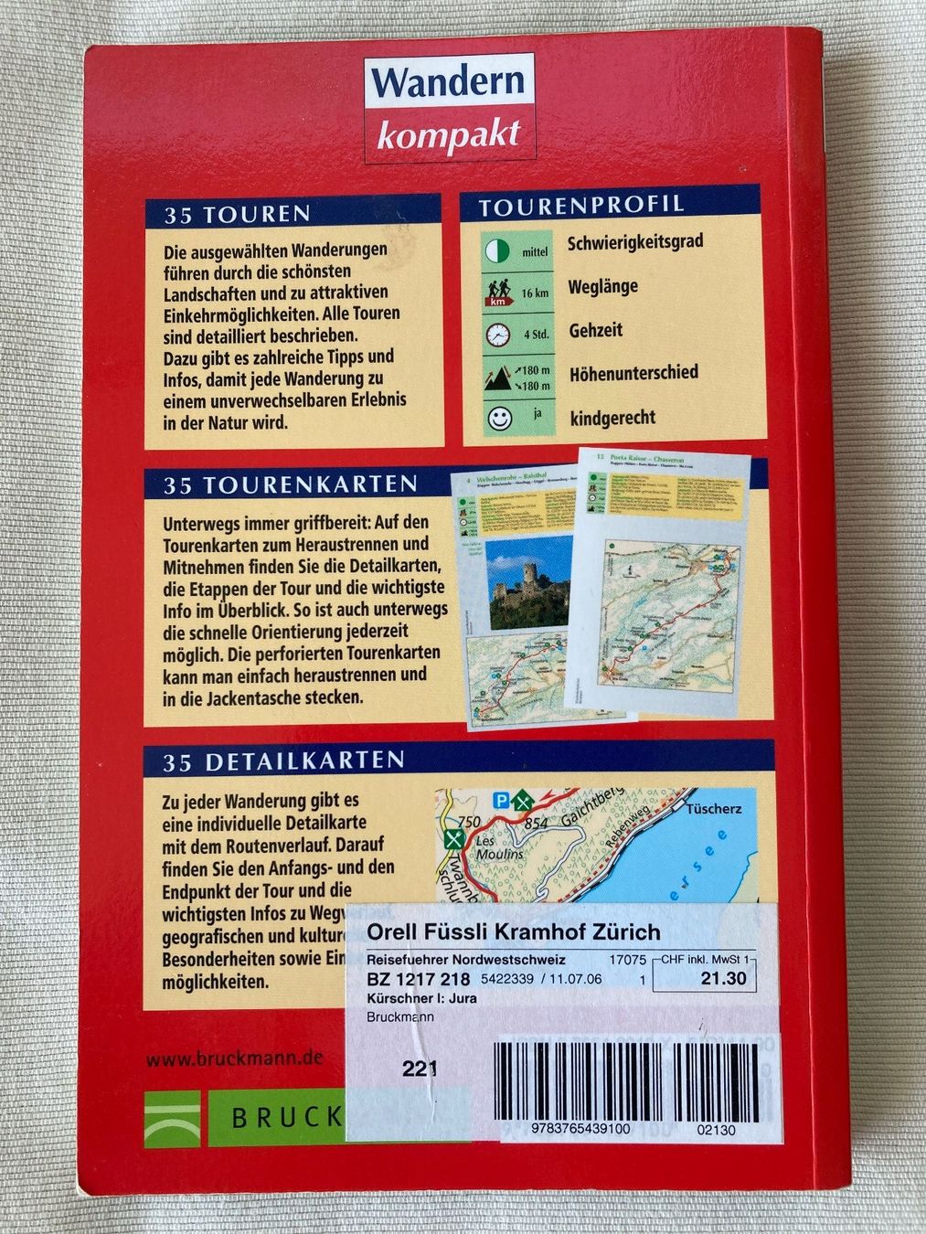 Libri: Wanderführer Jura – Usato da Baden venduto da Yoyo1 1