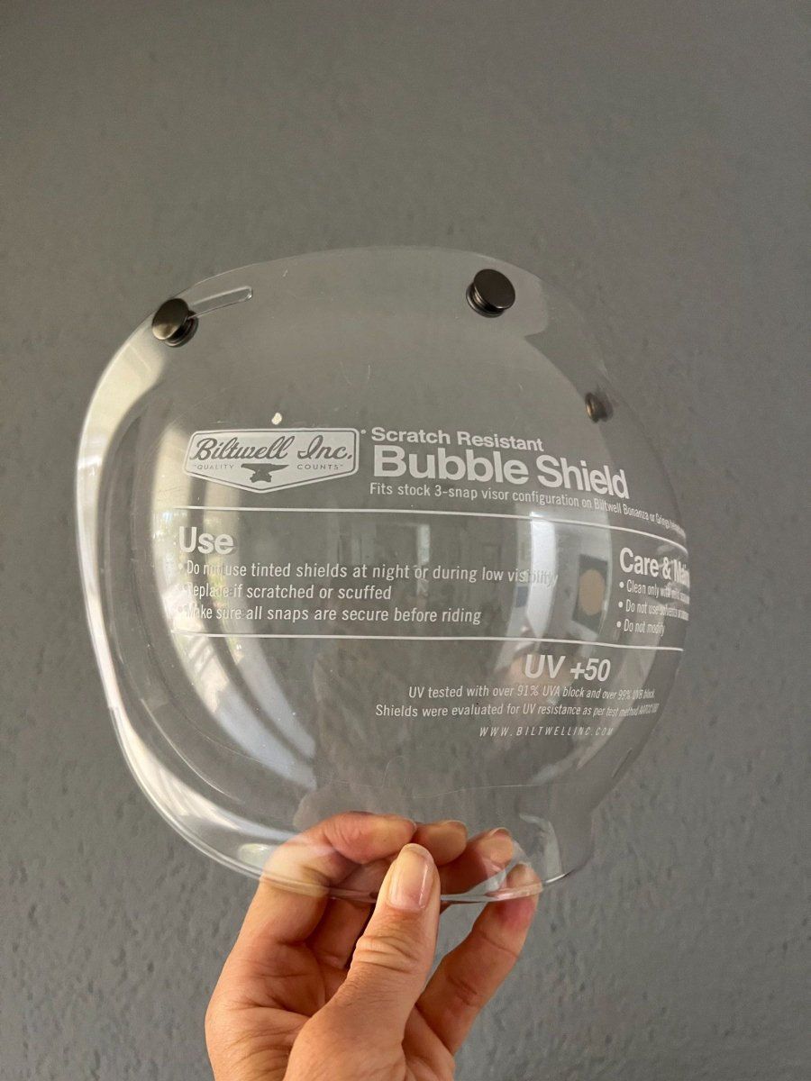 Biltwell Helme & Visiere: Biltwell Bubble Shield klar – Neu und originalverpackt aus Muri b. Bern von michellew23 1
