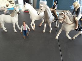 Schleich Pferde und Reiter Set guter Zustand