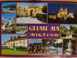 Ansichtskarte Melk Donau Österreich