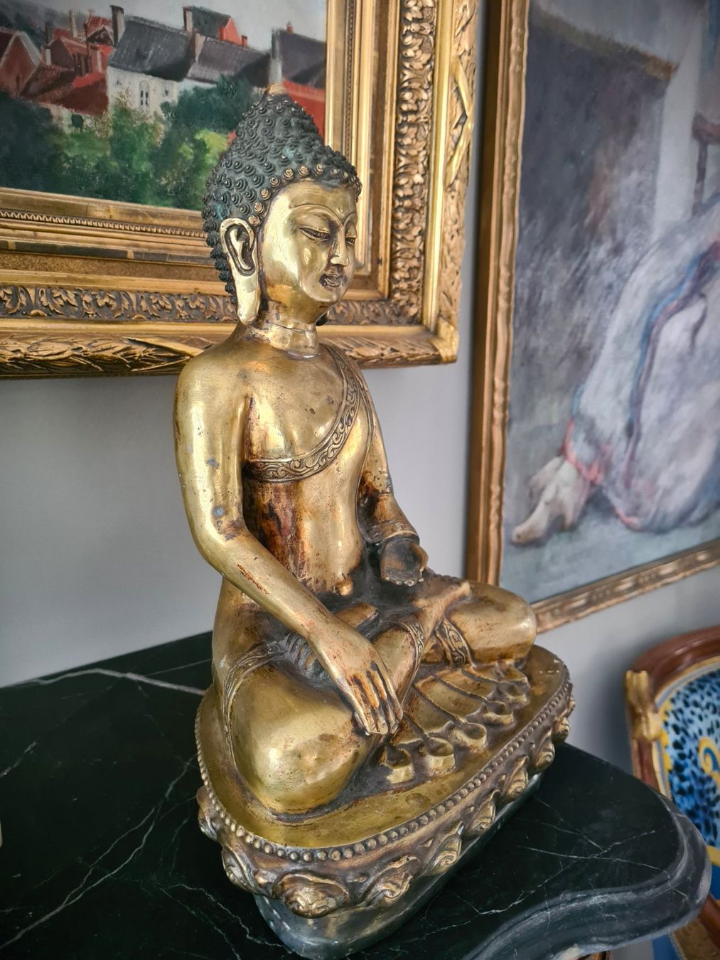 Sculture & Statue: Grosser Antiker Buddha – Usato da Rotkreuz venduto da Dobermann5