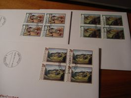 Liechtenstein 2002, Maler Kaufmann, Satz, Einzel + 4erbl