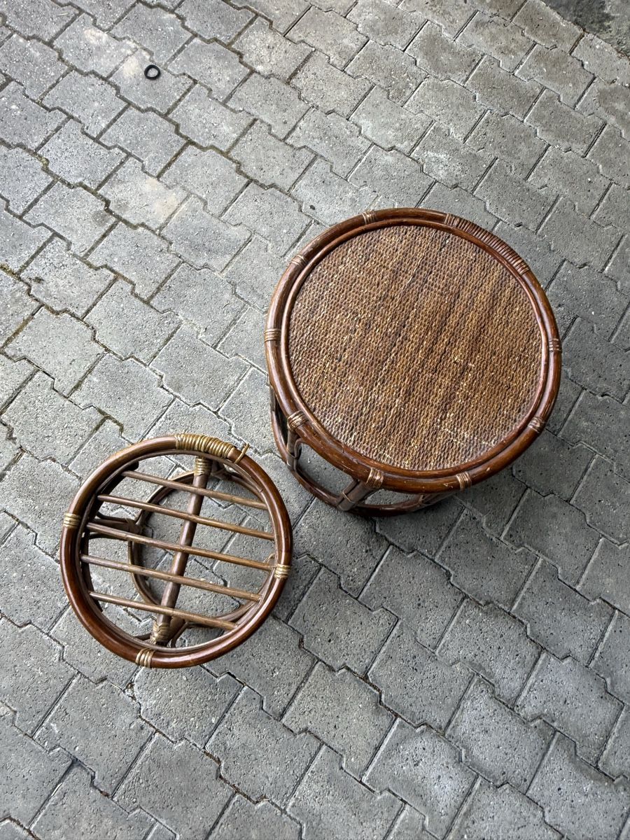 Tischset: Set de 3 tables en rotin – Gebraucht aus Nyon von tha_5zkc 2