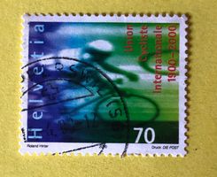 Nr.989 GESTEMPELT Radfahrer 2000   Siehe Original Fotos.  ﻿