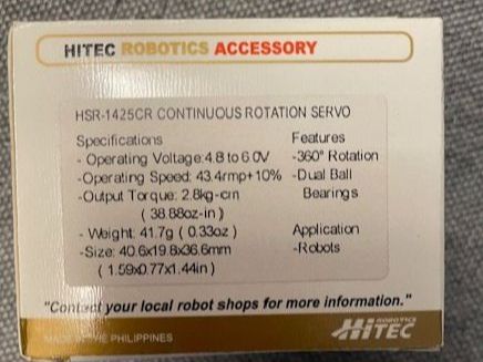RC Kits de montage: Hitec Servo HSR-1425CR – Neuf avec emballage d'origine à Würenlingen par Delfinli1 1
