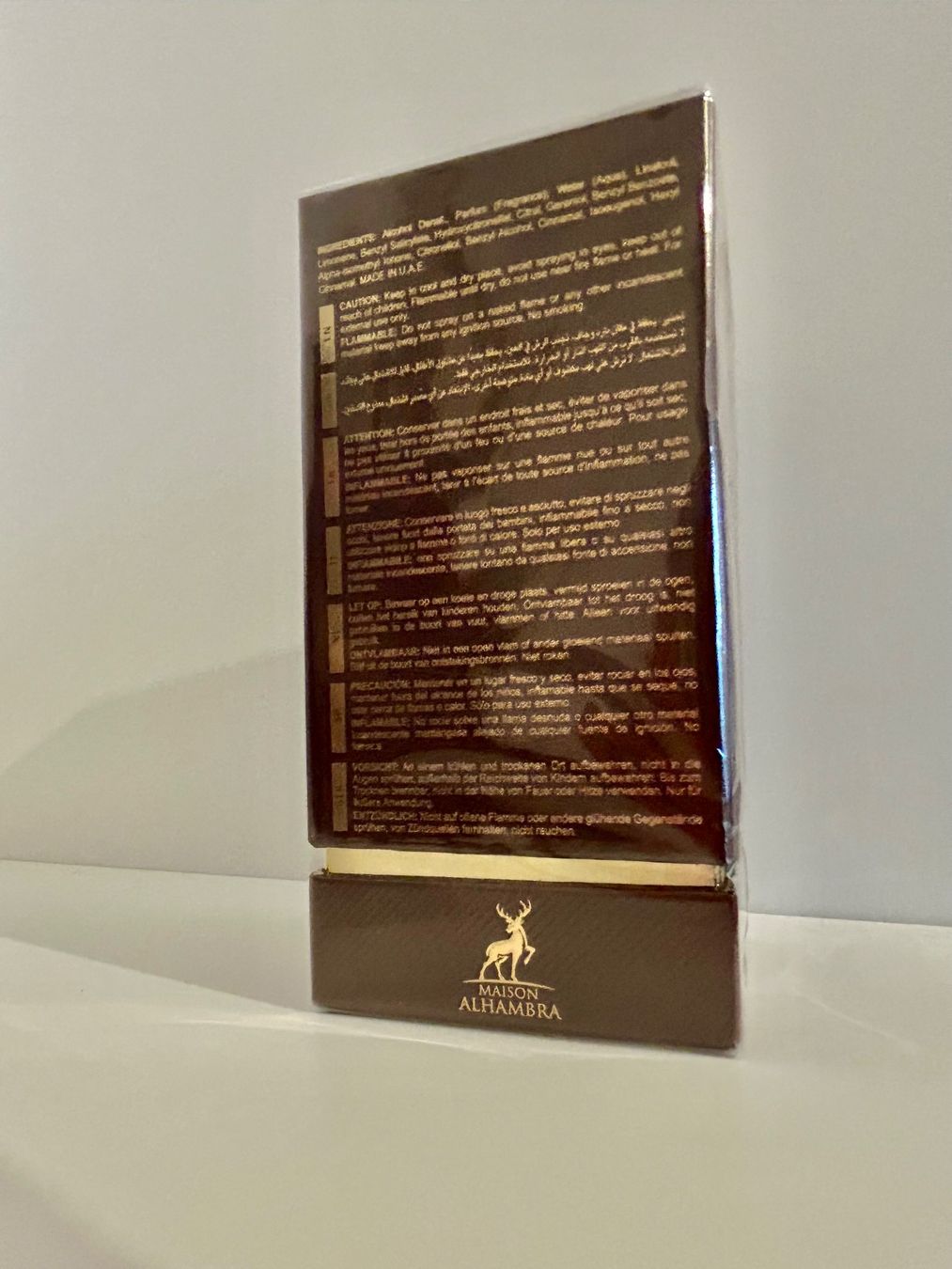 Lattafa Profumi & Eau de Toilette: Maison Alhambra - Mysterious Amber inspired Amber Absolute – Nuovo e nell'imballaggio originale da Willisau venduto da bar_7yy7 1