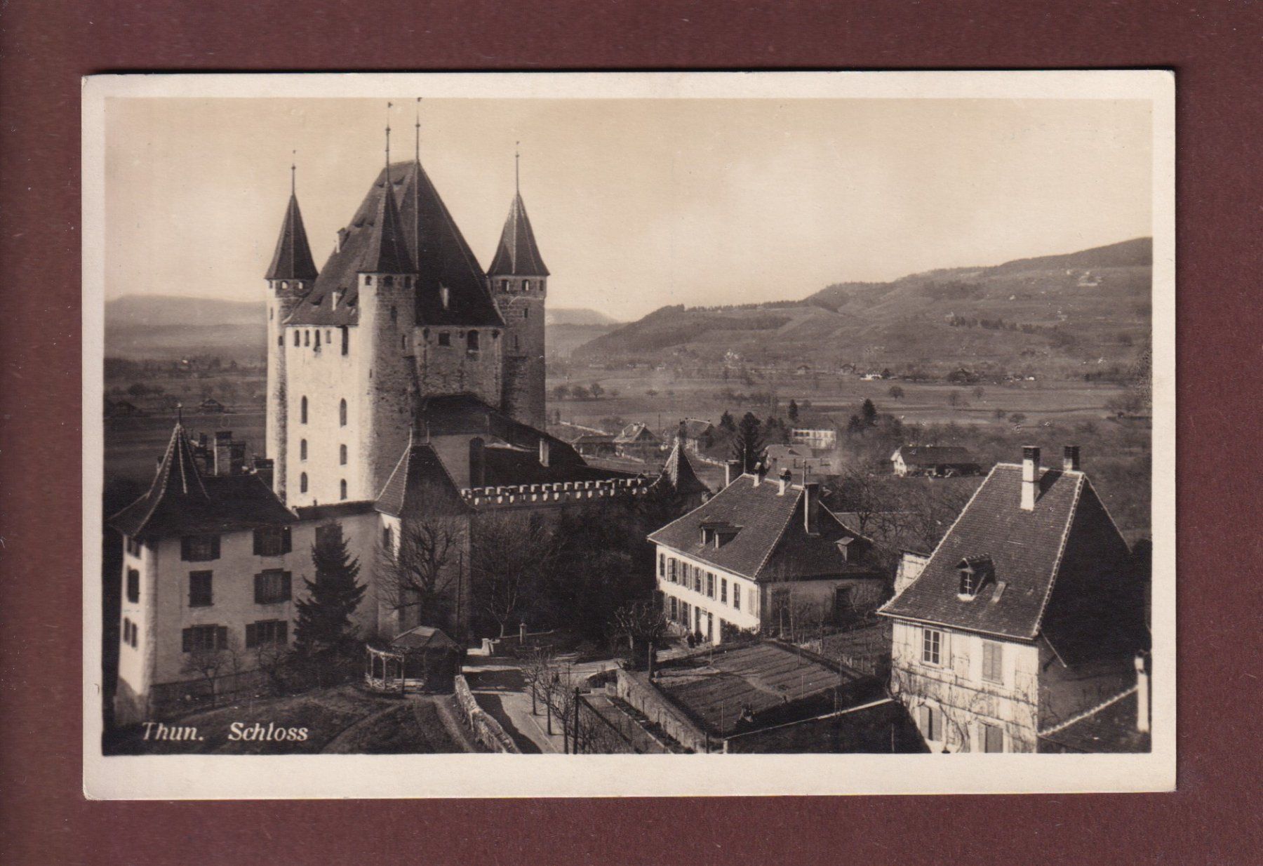 Cartoline postali: THUN - Teil mit Schloss – Usato da Pully venduto da nicecards-shop