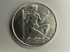 5 Fr. Silber Schweiz Wehranleihe 1936