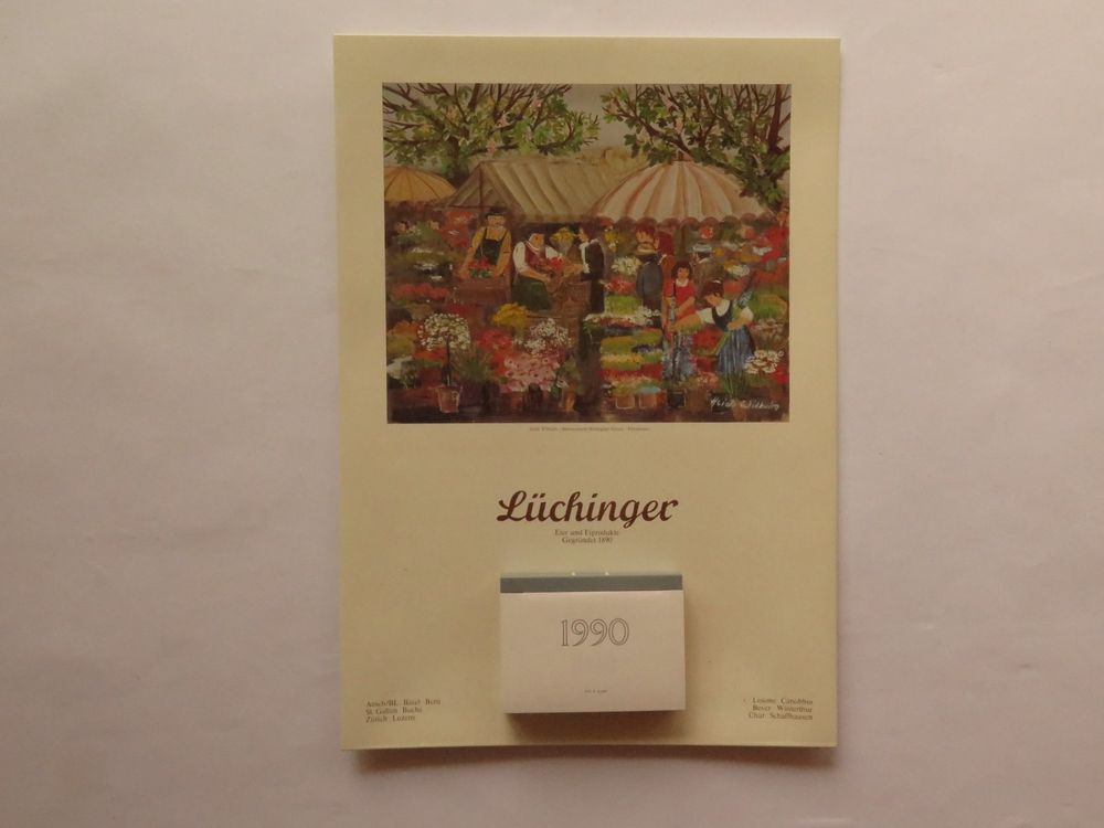 Lüchinger Kalender 1990  Kaufen auf Ricardo