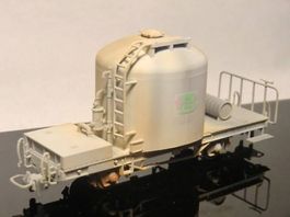 Bemo H0m Zementwagen/Mohrenkopf Uce 8029