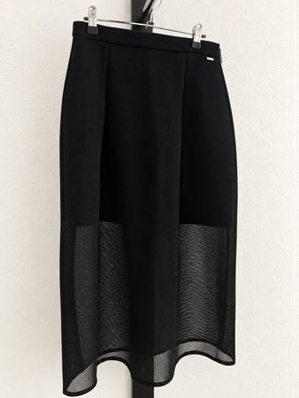 Eleganter schwarzer Maxirock – Neu & ungetragen
