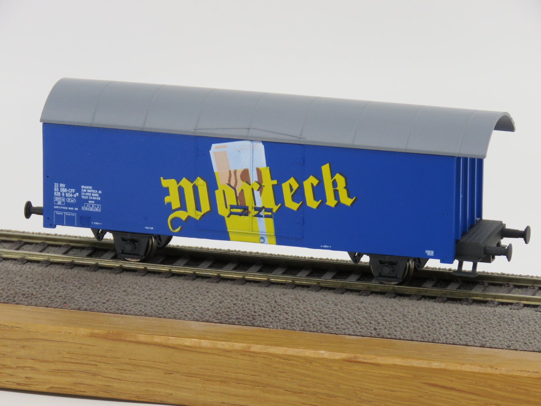 Aku Modellini di ferrovie: Kühlwagen Warteck – Nuovo e nell'imballaggio originale da untersiggenthal venduto da Ssasdfghjkl 1
