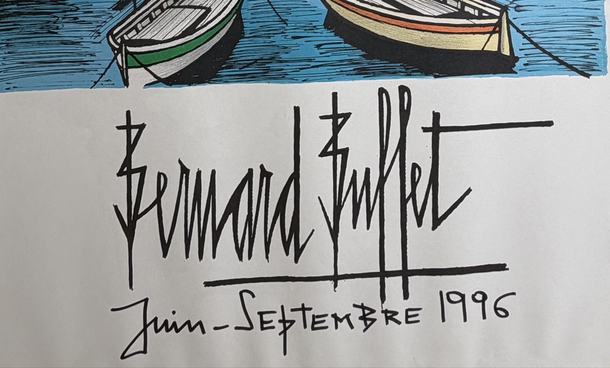 Grafiken & Lithographien: Rare litho/affiche de Bernard Buffet 1996 – Gebraucht aus le landeron von cance-lara 4