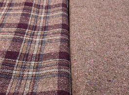 Tweed Merino Mantel Stoff 2seitig 3.60x1.50m rosa violet mél
