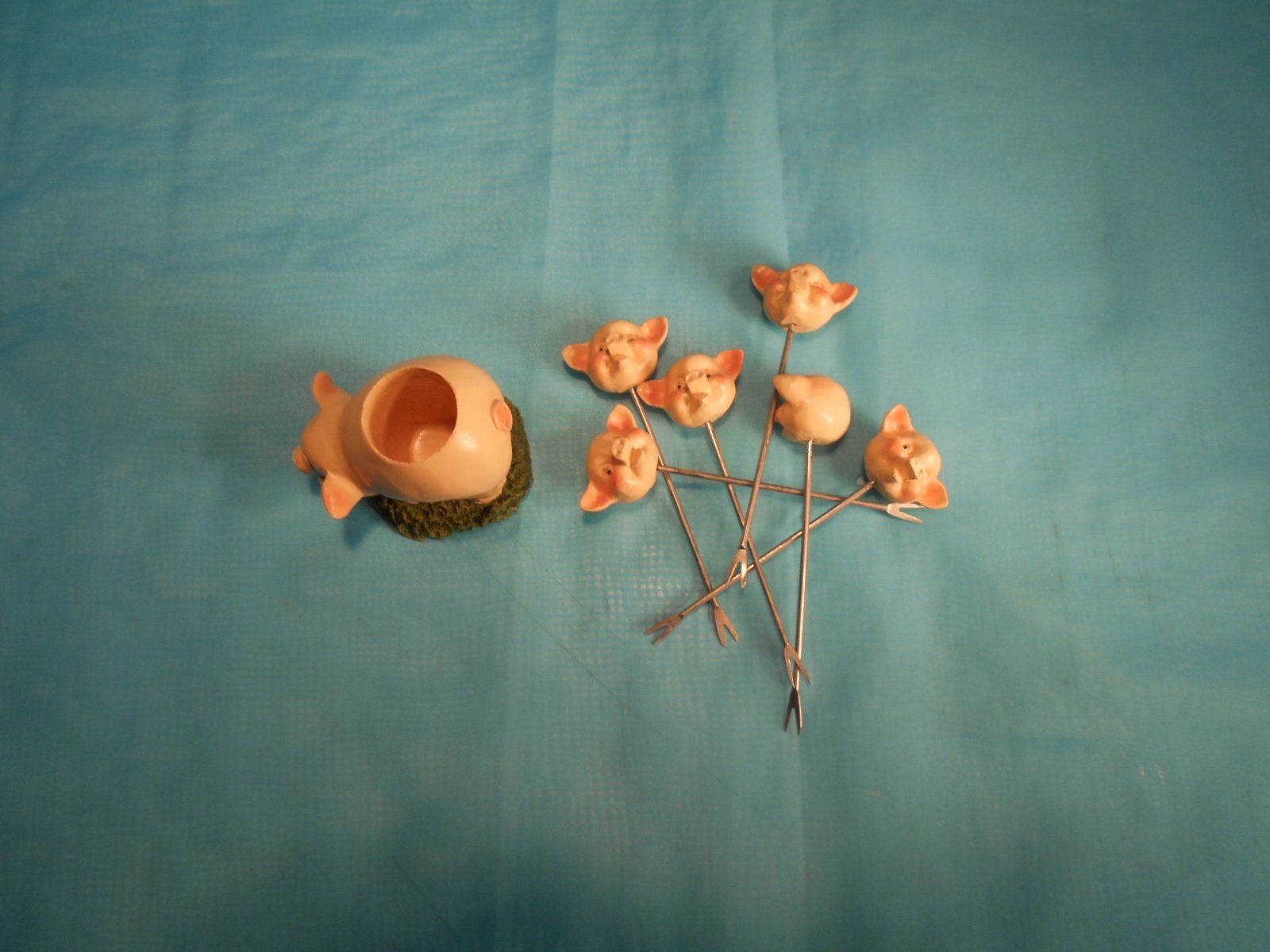 Tutte le decorazioni: Apéro Schwein mit 6 Apéro-Sticks(Schweine) – Nuovo (secondo la descrizione) da Bellach venduto da JingleCherry 3
