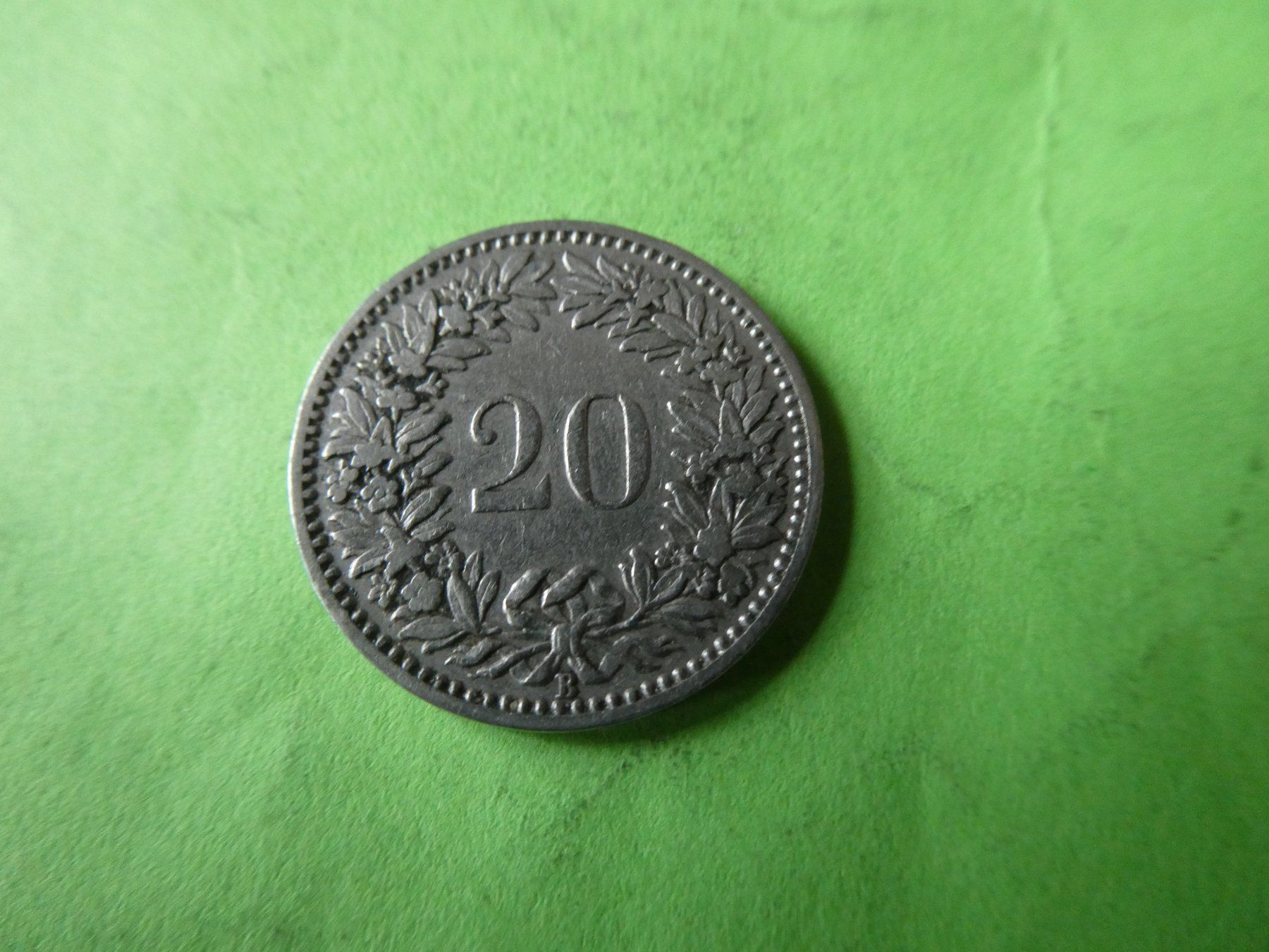 Tutti le monete: Schweiz 1902, 20 Rappen – Usato da Hinterforst venduto da Rohusri 1