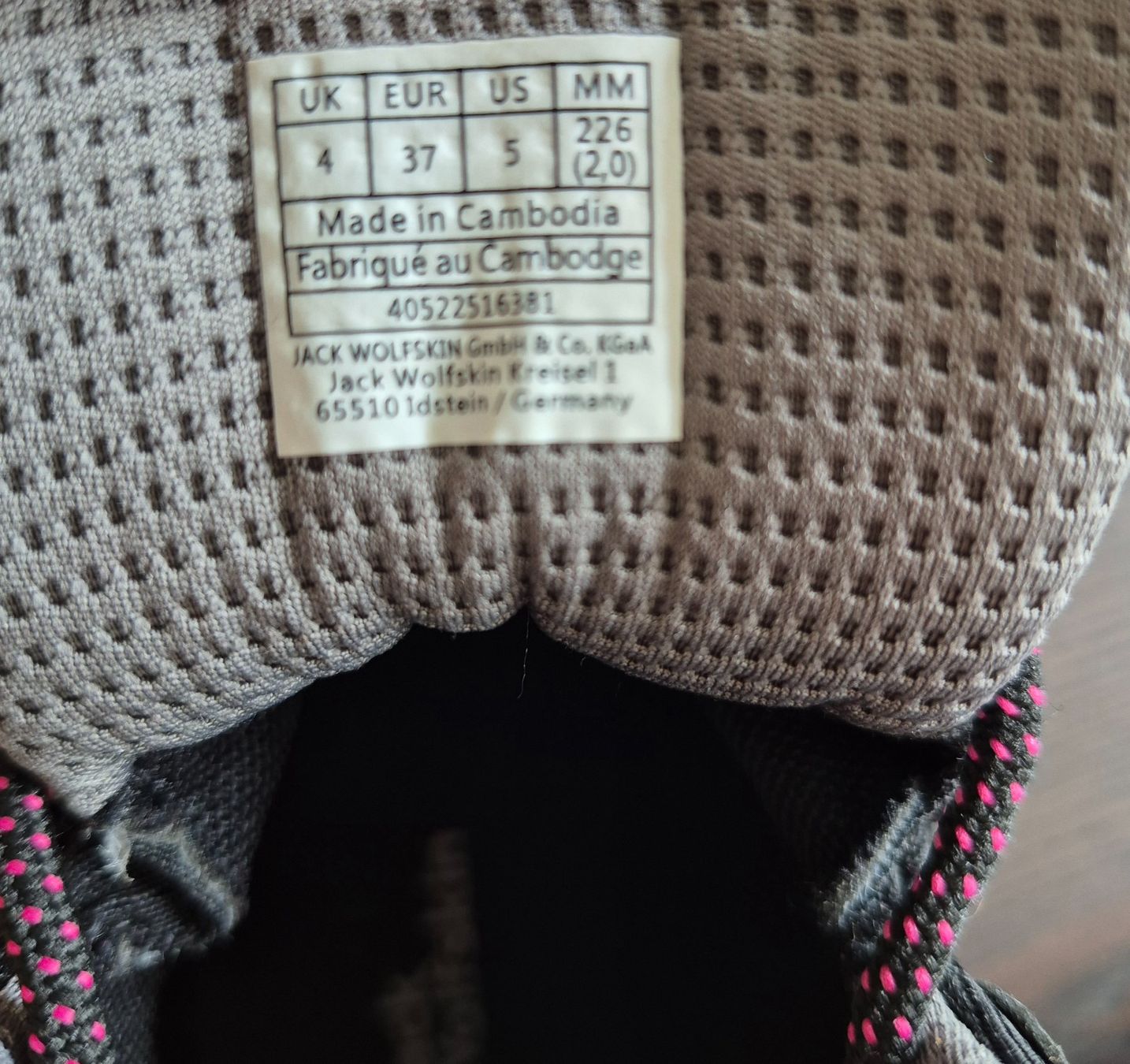 Jack Wolfskin Damenschuhe: Jack Wolfskin Damen/Mädchen Wanderschuhe 37 – Gebraucht aus Thalwil von frj_qdd8 2