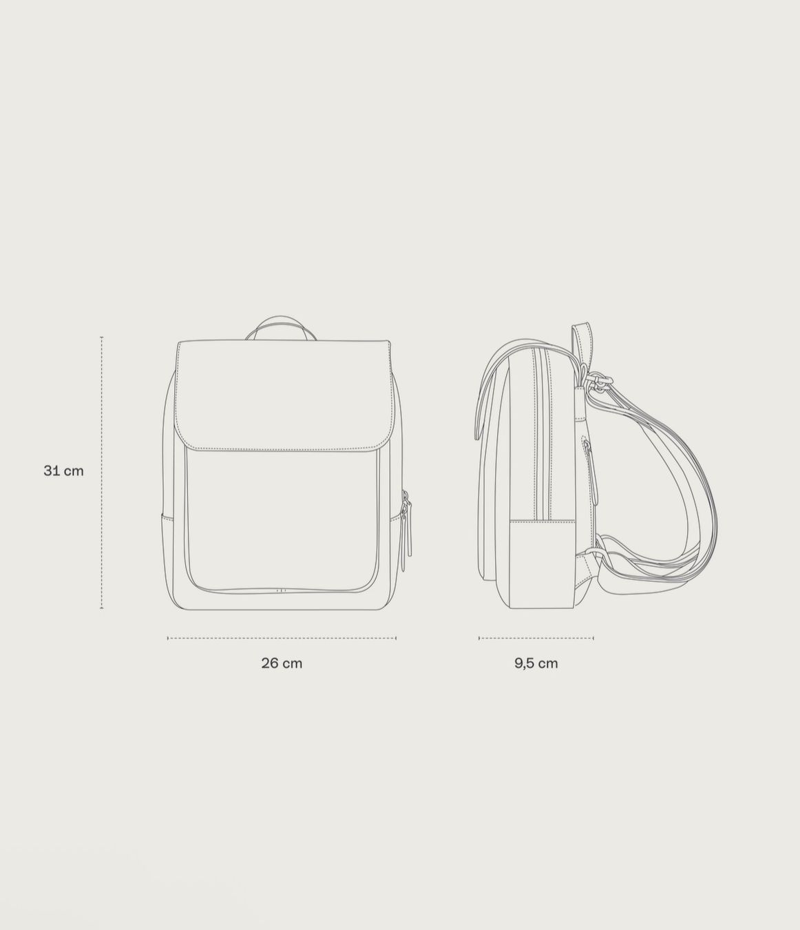 Kapten & Son Zaini: Kapten & Son Rucksack Tromso Small – Nuovo (secondo la descrizione) da Oberriet SG venduto da Demi_H 3