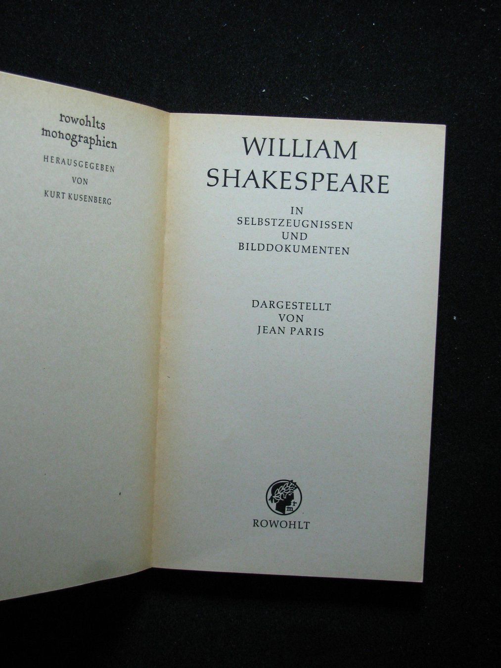 Libri: Jean Paris   Shakespeare – Usato da Reitnau venduto da Zaomir 2