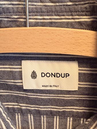 DONDUP Striped Shirt Made in Italy Size L