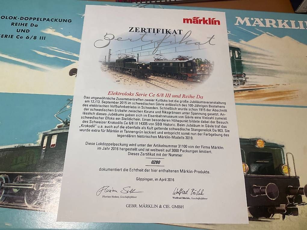 Märklin Modellini di ferrovie: Märklin Doppelpack – Nuovo e nell'imballaggio originale da Wald ZH venduto da Sbbemilio
