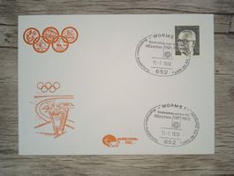 TR19 Enveloppe + Timbre Allemagne 1972