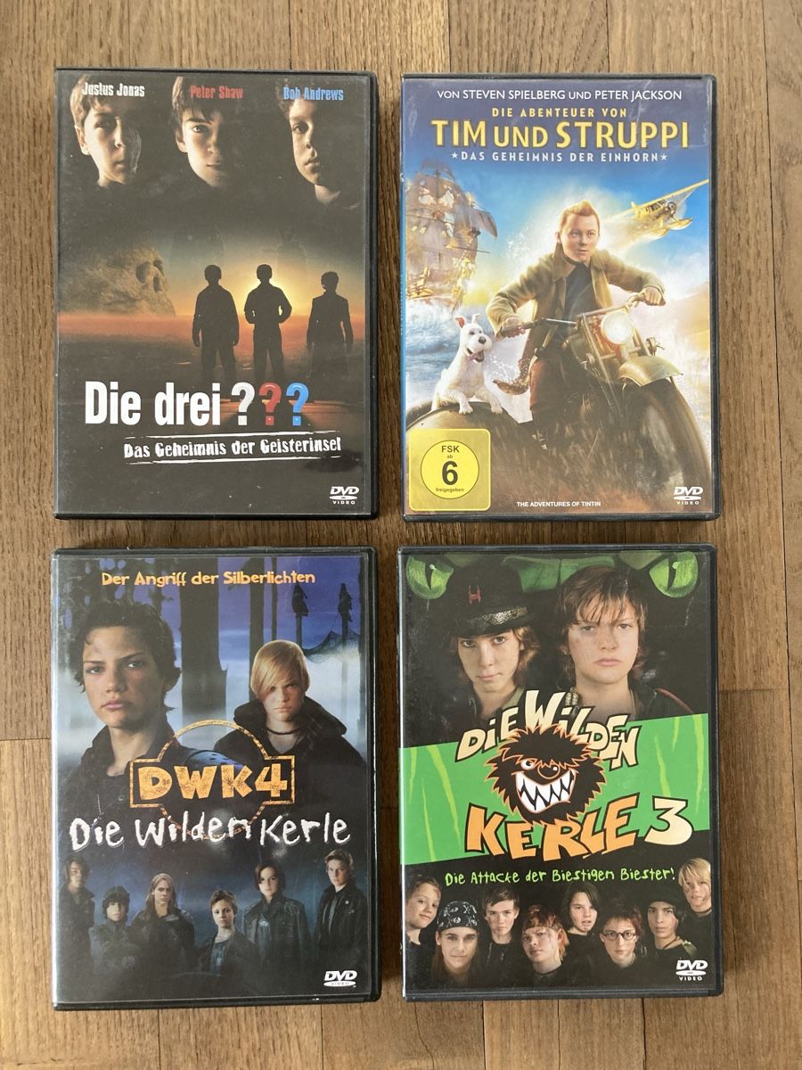 Alle DVDs: DVD 20 Stück ab 6 Jahre – Gebraucht aus Roggwil BE von Maui2000 2
