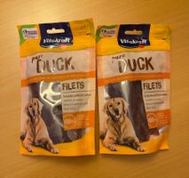 2 Beutel Vitakraft DUCK Filets Entenfleischstreifen je 80g