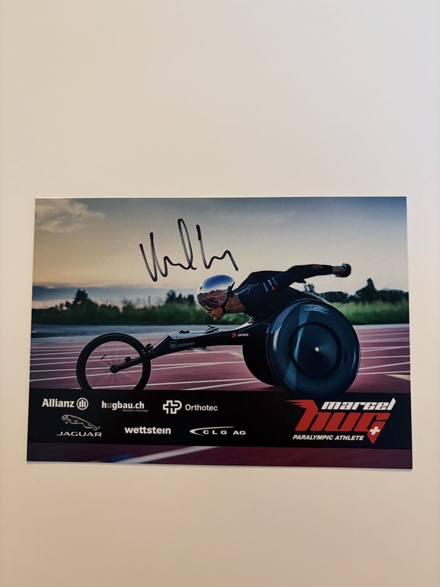 Autografi: Marcel Hug Original Autogramm – Usato da niederbipp venduto da LaHabana1