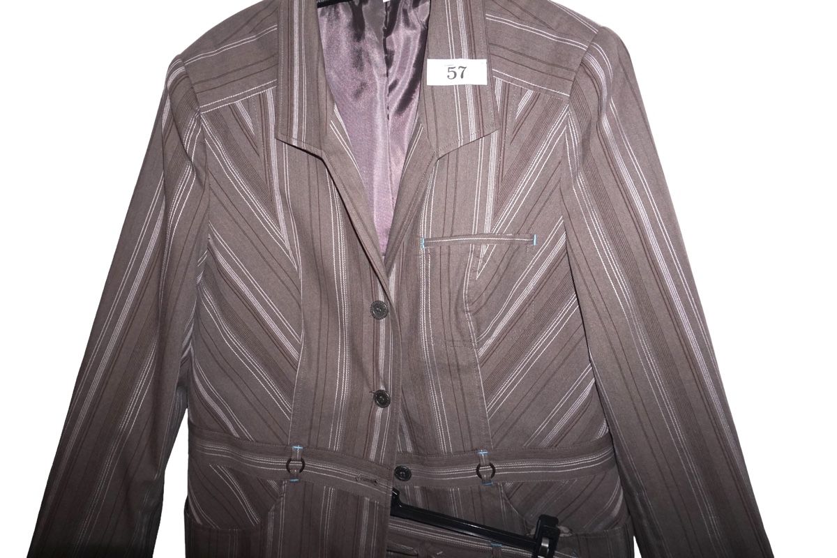 Completi & Tailleur: 2 Teiler mit Jupe  braun/beige 58% Baumwolle – Usato da Horw venduto da fio_9n92 1