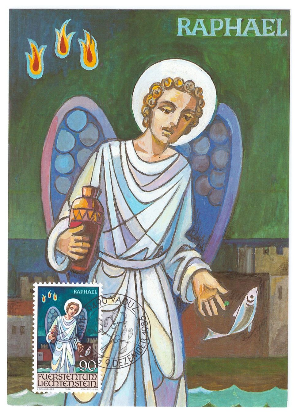Tutti i francobolli: FL: Weihnachtsbriefmarken + Maximumkaren 1986 – Nuovo (secondo la descrizione) da Wittenwil venduto da Khunruedi 2