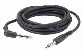 DAP FL10 - unbal. Jack mono to Jack mono 90° Black 6 m