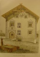LAVIN, LITHOGRAPHIE 1886,  HAUS CUORAT