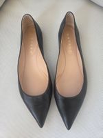 Schuhe Unützer Damen Grösse 38 schwarz/blau Leder neuwertig