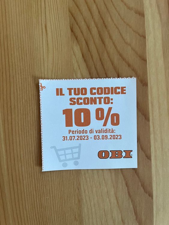 Gutschein OBI 10 für Online Einkauf Kaufen auf Ricardo